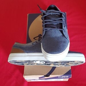 DVS Shoes Aversa + blue w/grey size 10